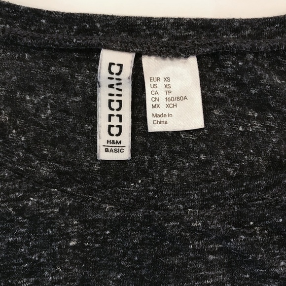 Deep Gray Heathered Shirt Dress. - Picture 5 of 6